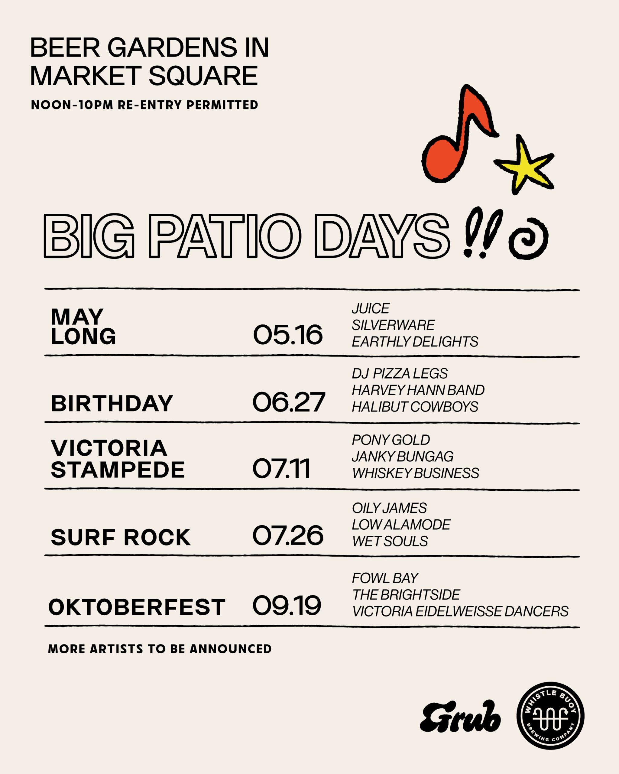Whistle Buoy Big Patio Days Whistle Buoy Big Patio Days